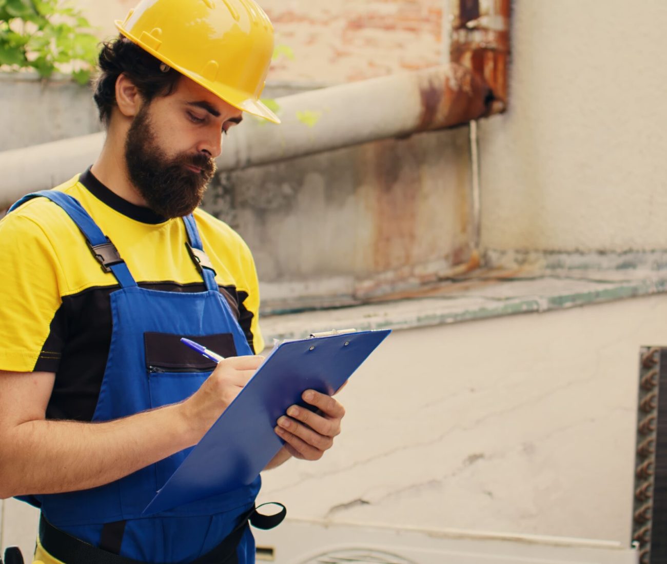 mechanic-filling-out-insurance-contract